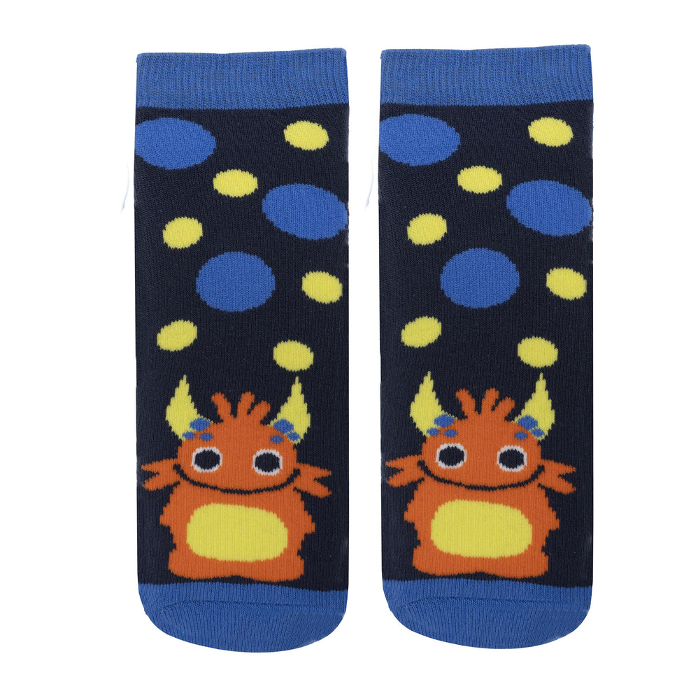 Chaussettes antidérapantes Enfant Orange 5/8 ans - Isotoner