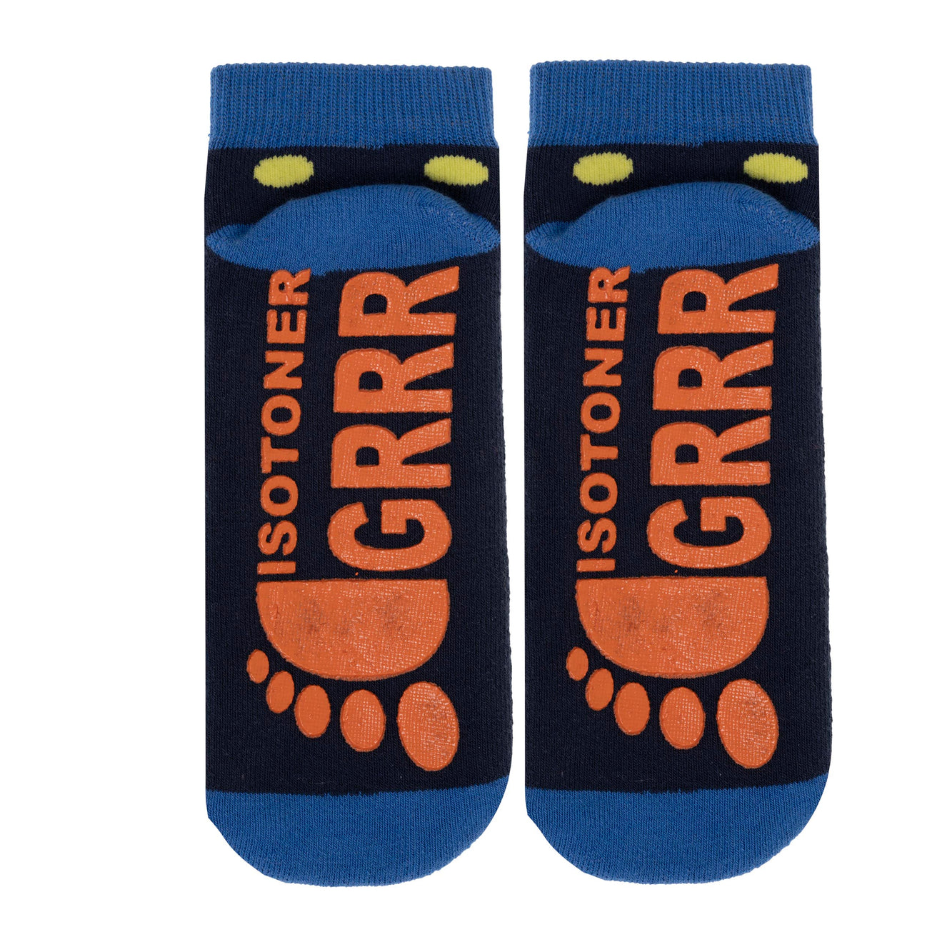 Chaussettes antidérapantes Enfant Orange 5/8 ans