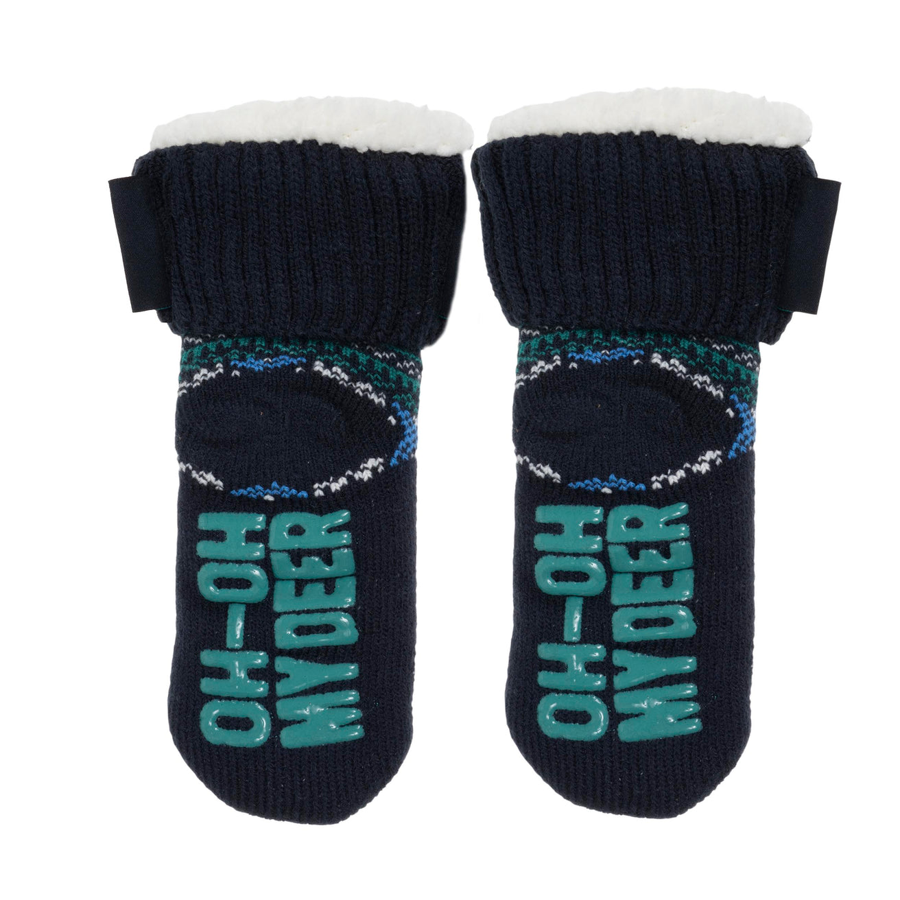 Chaussettes fourrées Enfant Marine Noël 1/8 ans