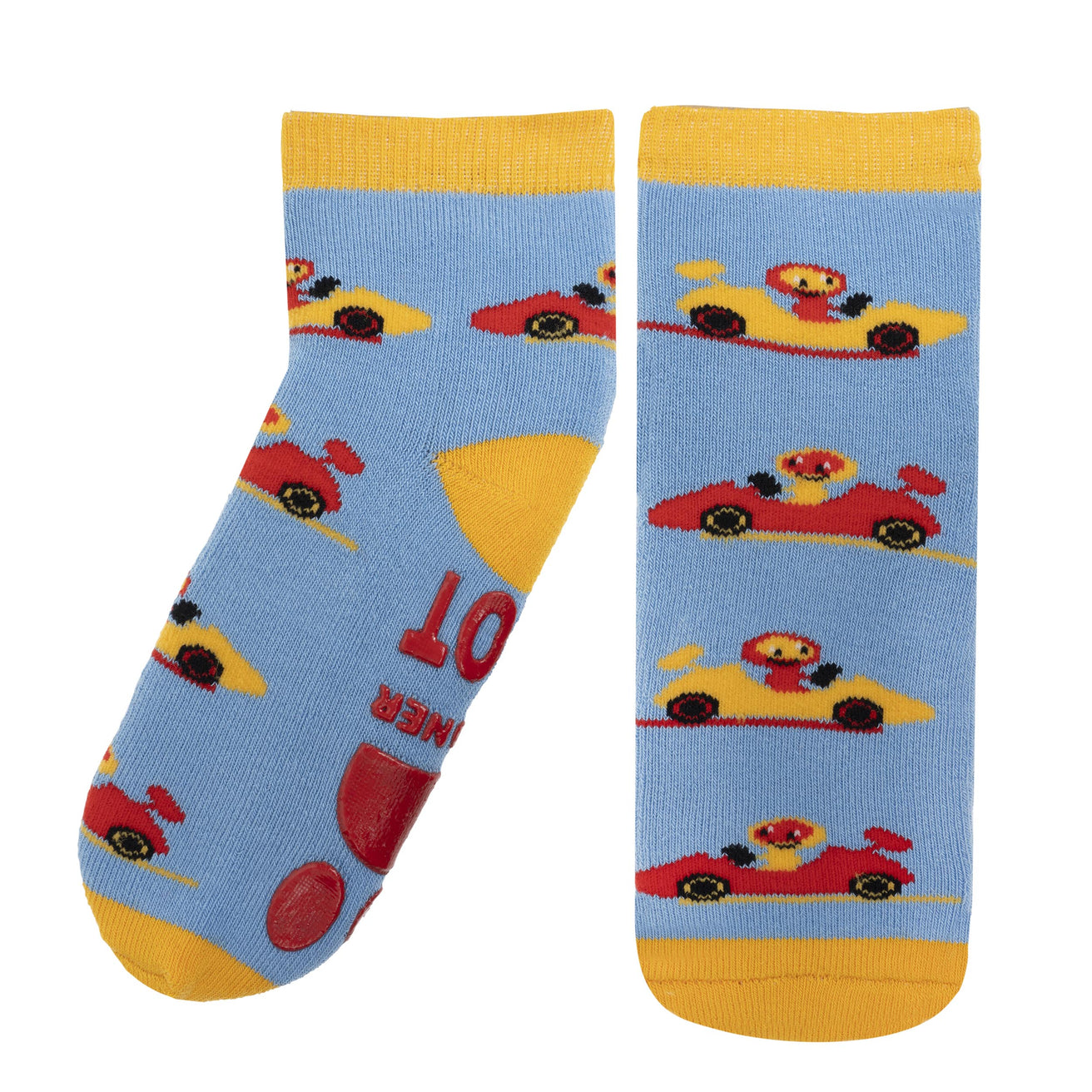 Chaussettes anti-dérapantes Enfant Jaune 1/4 ans