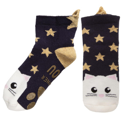 Chaussettes antidérapantes Enfant Chat 1/4 ans - Isotoner