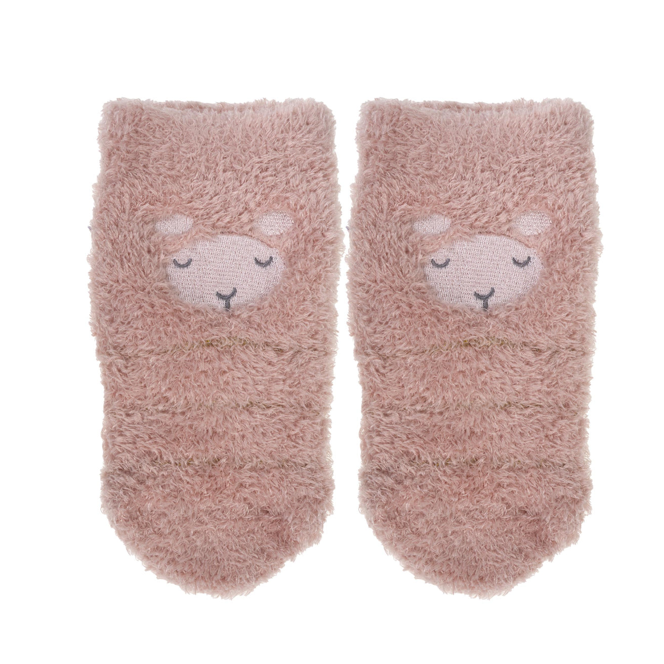 Chaussettes basses antidérapantes Fille Mouton Blush 1/4 ans