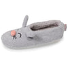 Chaussettes-chaussons Femme Sequins Ours gris - Isotoner
