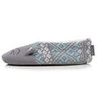 Chaussettes-chaussons Femme jacquard chat gris