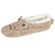 Chaussettes-chaussons Femme maille chat Beige