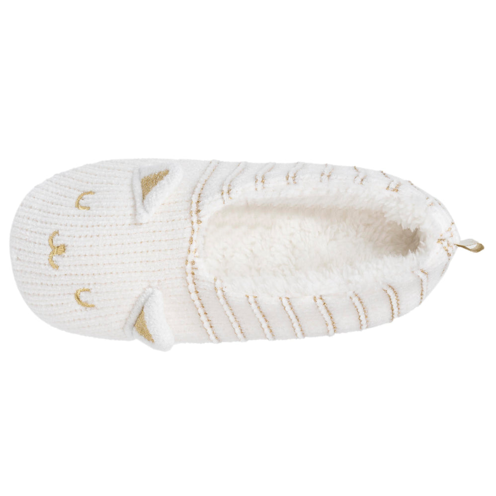 Chaussettes-chaussons fourrées Femme Ivoire - Isotoner
