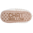 Chaussettes-chaussons fourrées Femme Chat Ivoire