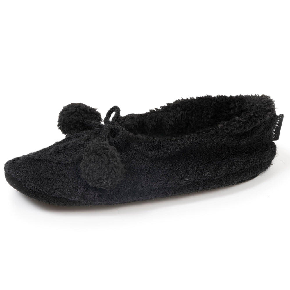 Chaussettes-chaussons fourrées Femme Noir - Isotoner