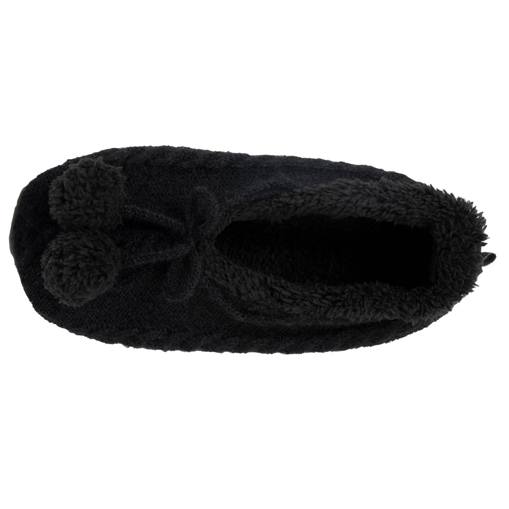 Chaussettes-chaussons fourrées Femme Noir - Isotoner