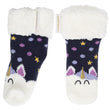 Chaussettes fourrées Enfant Marine 1/8 ans