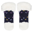 Chaussettes fourrées Enfant Marine 1/8 ans