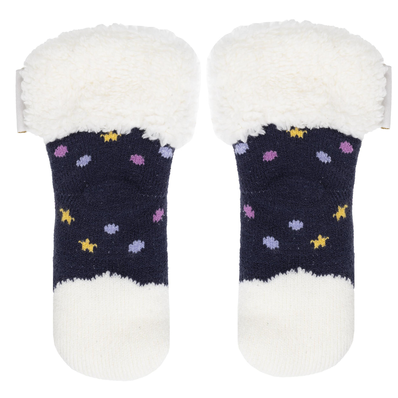Chaussettes fourrées Enfant Marine 1/8 ans