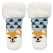 Chaussettes fourrées Enfant Bleu 1/8 ans