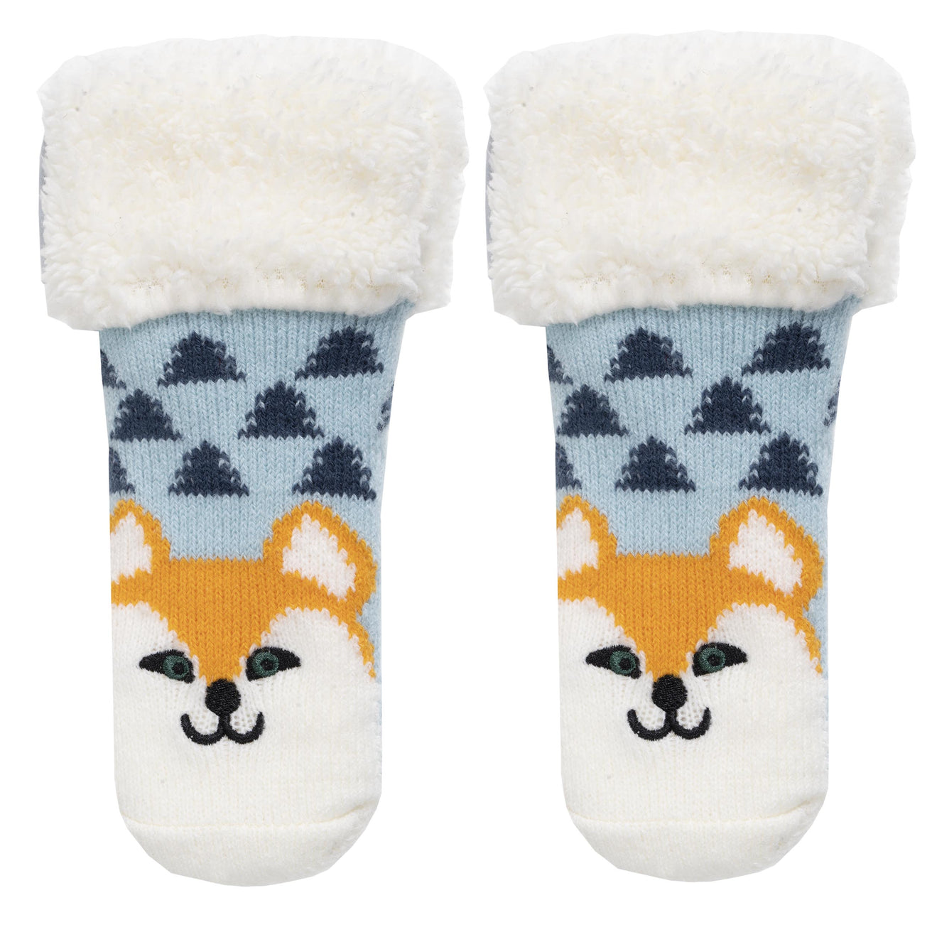 Chaussettes fourrées Enfant Bleu 1/8 ans