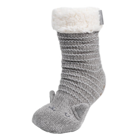 Chaussettes fourrées Femme Chat Gris - Isotoner