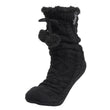 Chaussettes fourrées Femme Pompons Noir