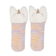 Chaussettes fourrées Fille Licorne Multicolor