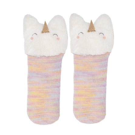Chaussettes fourrées Fille Licorne Multicolor - Isotoner