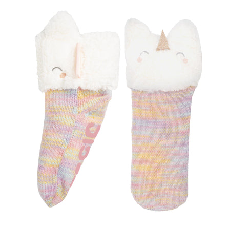 Chaussettes fourrées Fille Licorne Multicolor - Isotoner