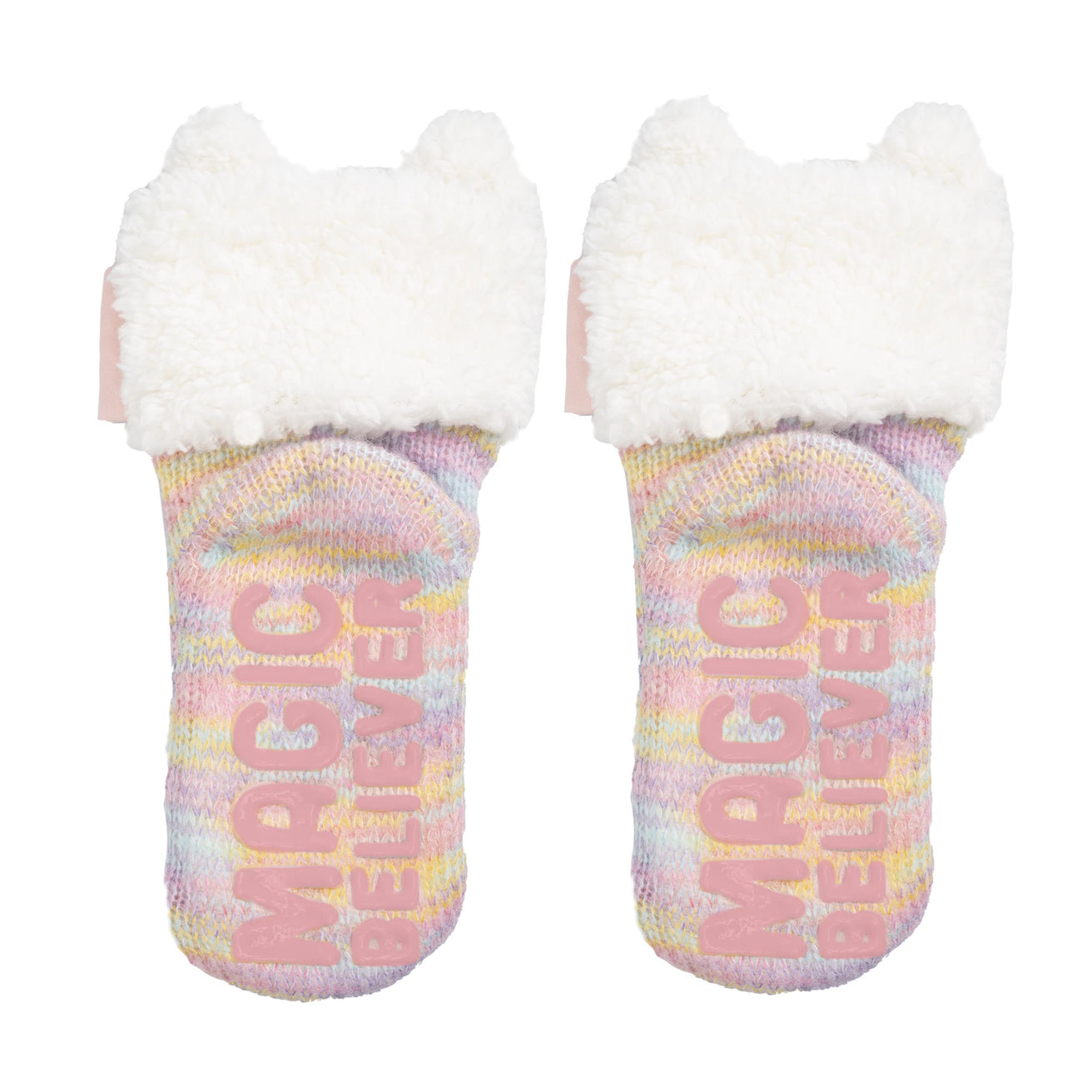 Chaussettes fourrées Fille Licorne Multicolor