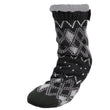 Chaussettes fourrées Homme Jacquard gris