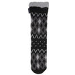 Chaussettes fourrées Homme Jacquard gris