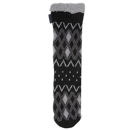 Chaussettes fourrées Homme Jacquard gris - Isotoner