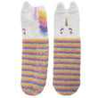 Chaussettes mi-hautes antidérapantes Fille Licorne Multicolor 5/8ans