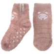 Chaussettes mi-hautes antidérapantes Fille Mouton Blush 5/8 ans