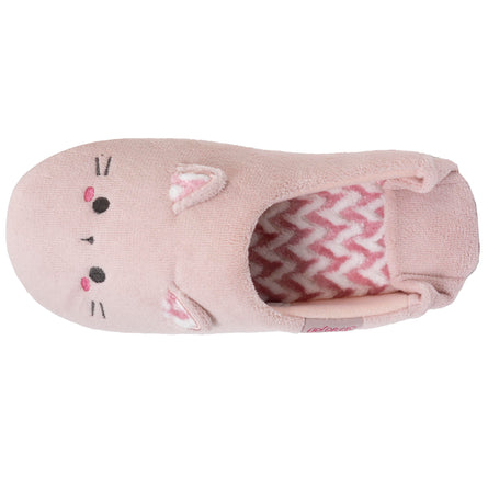 Chaussons babouches Femme 3D micro-éponge Rose - Isotoner