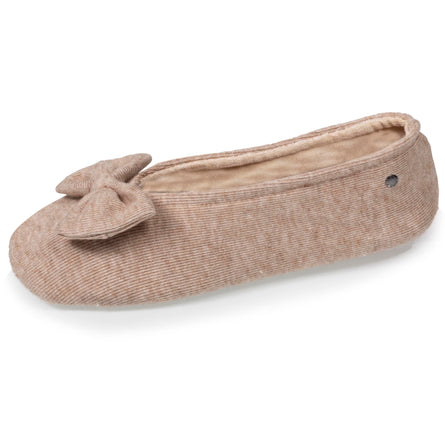 Chaussons ballerines Femme Beige chiné - Isotoner