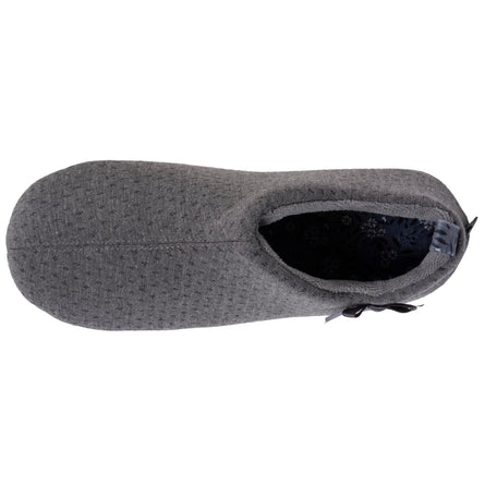Chaussons bottillons Femme bas jersey Gris chiné - Isotoner