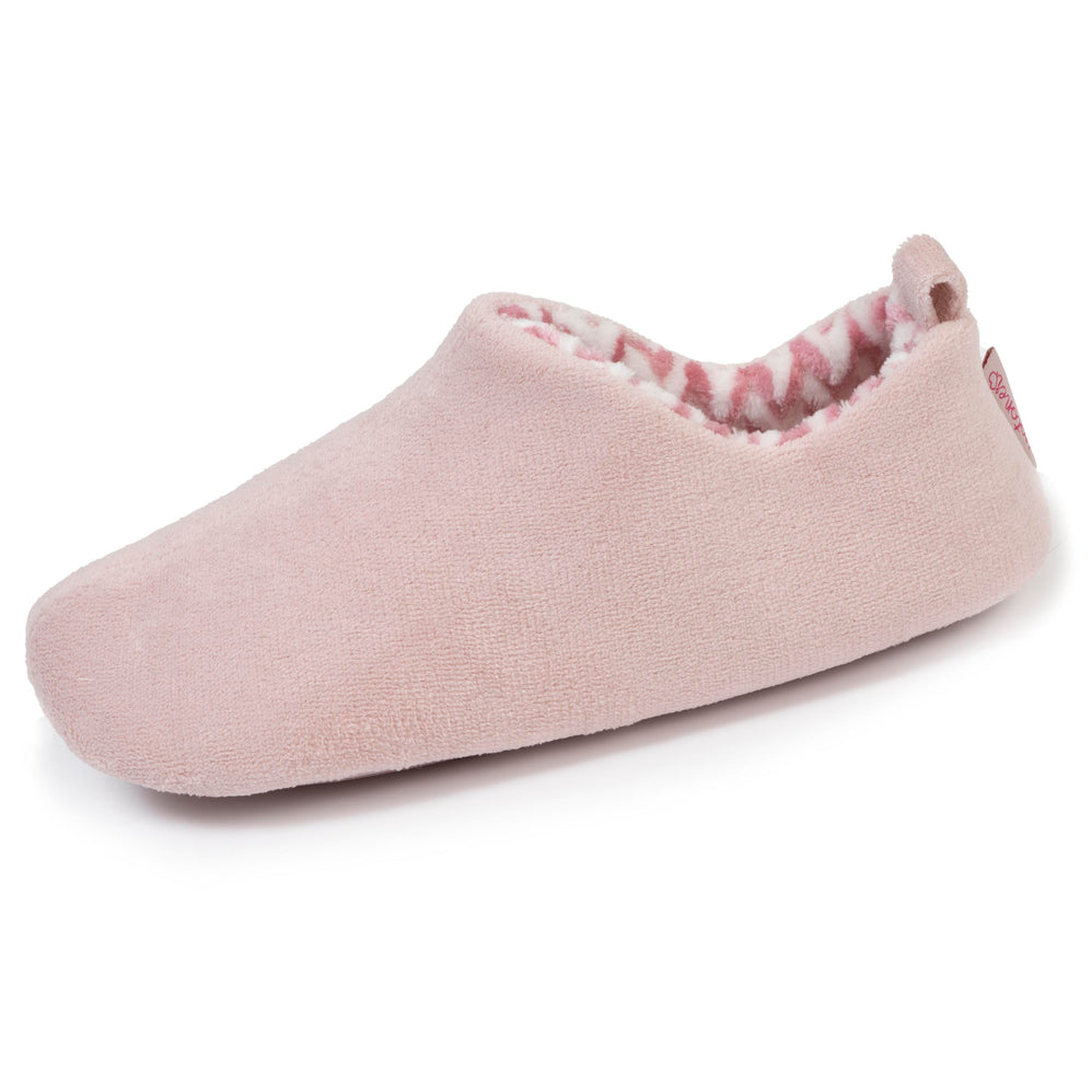 Chaussons bottillons Femme micro-éponge Rose - Isotoner