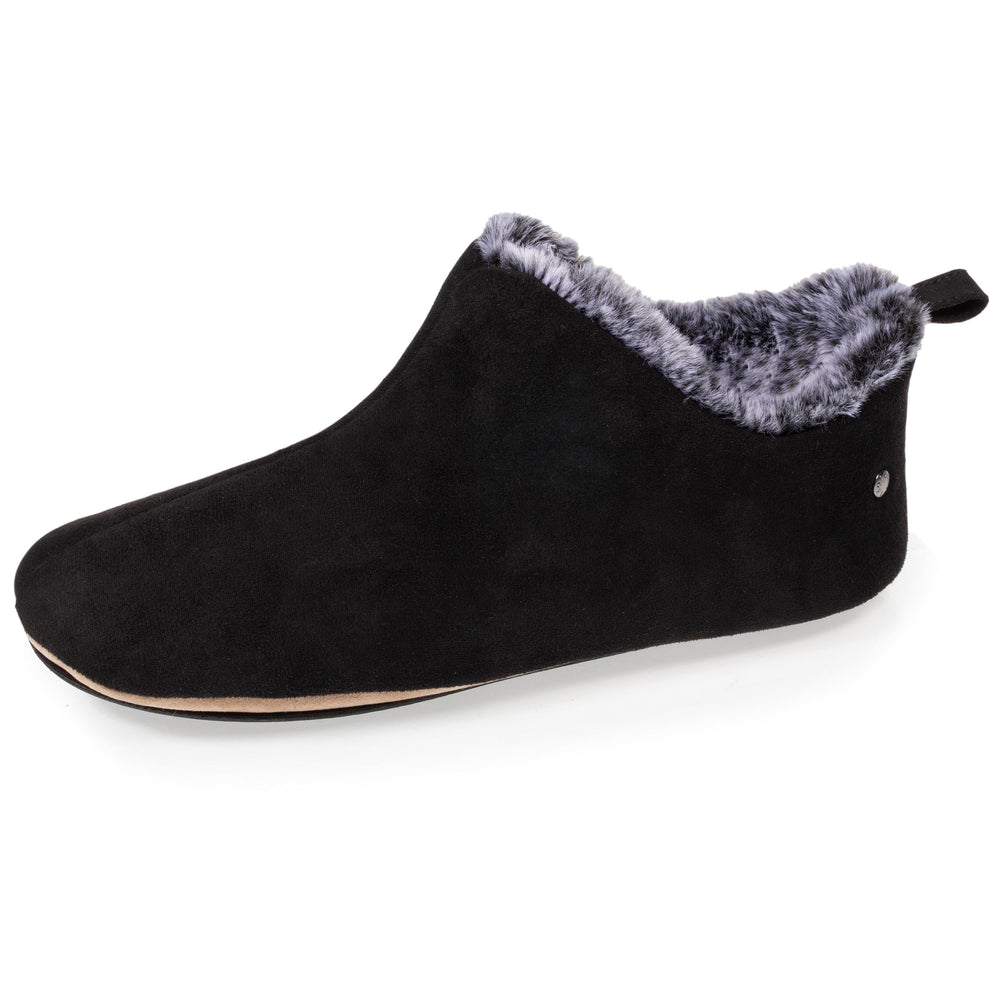 Chaussons bottillons bas Femme Noir - Isotoner