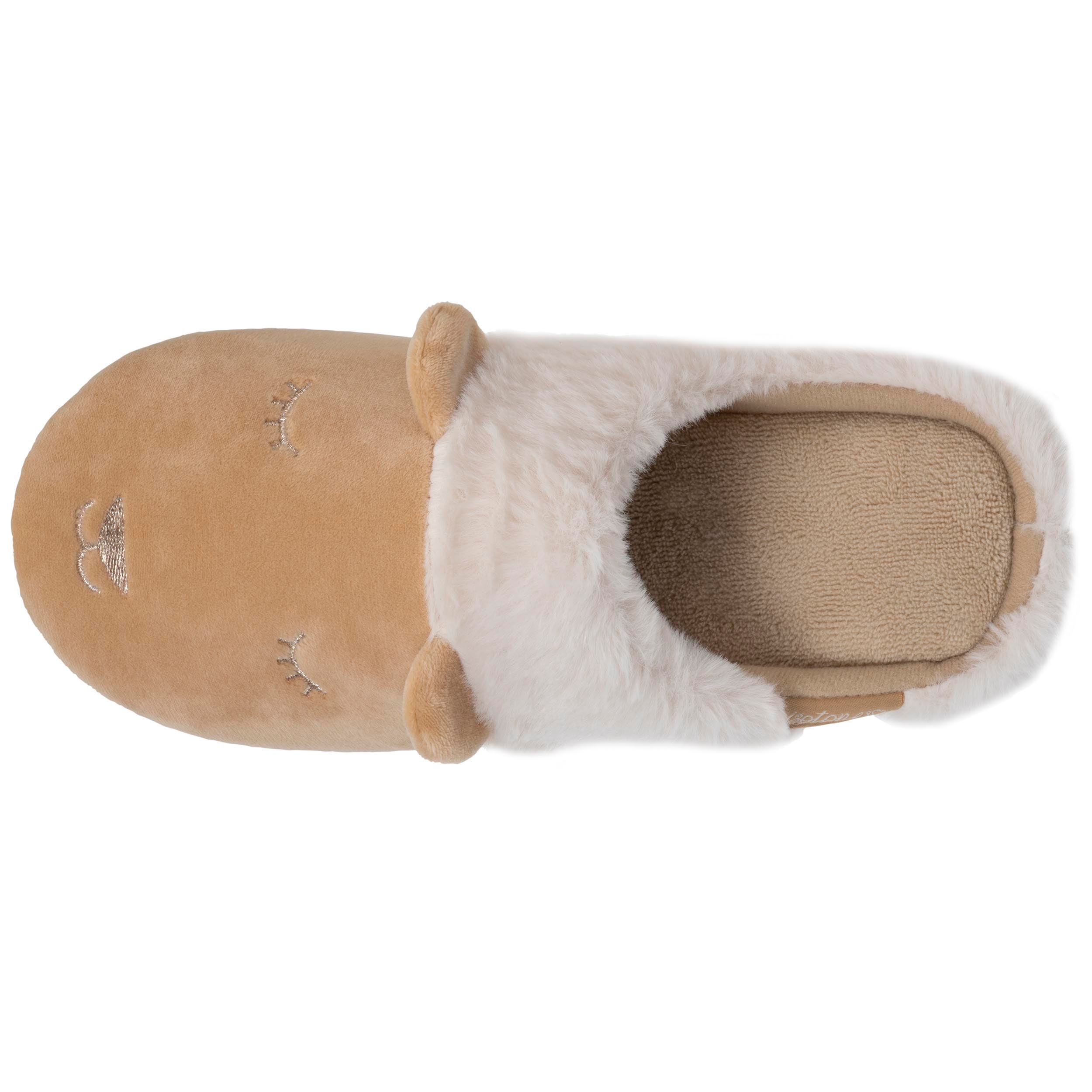 Chaussons Ballerines Femme Isotoner – Micro-éponge Douce, Semelle Antidérapante, Taille 37/38 - 13