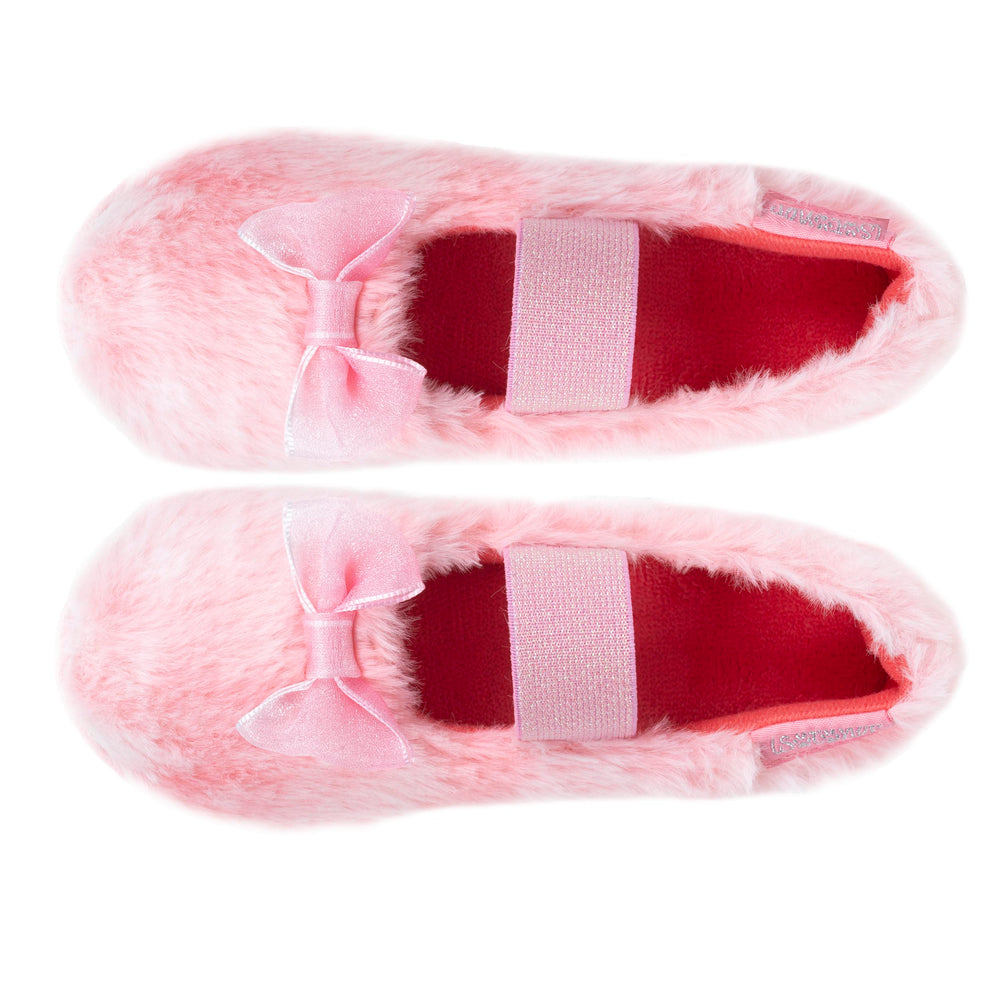 Chaussons Ballerines Enfant Rose - Isotoner