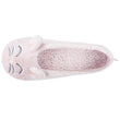 Chaussons Ballerines Femme 3D fourrure Rose