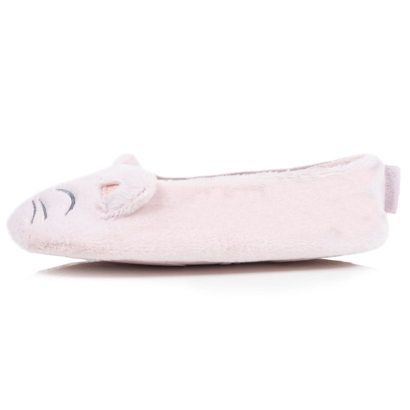 Chaussons Ballerines Femme 3D fourrure Rose