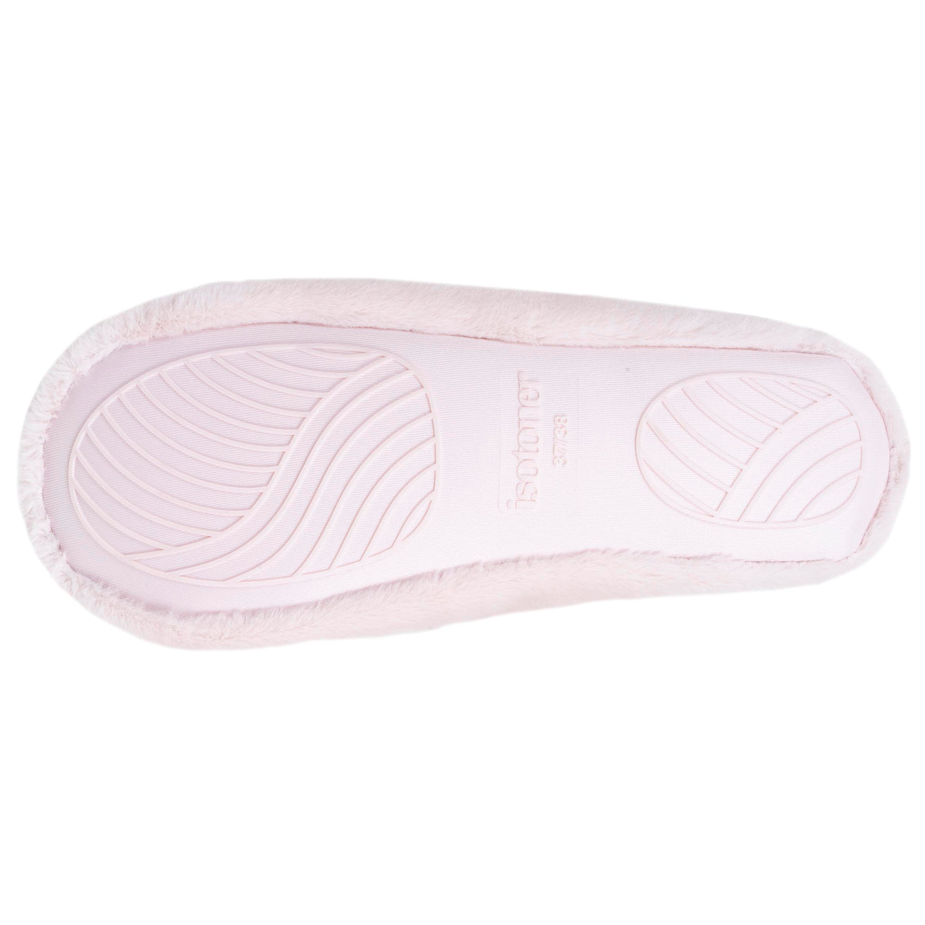 Chaussons Ballerines Femme 3D fourrure Rose