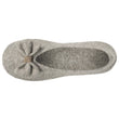 Chaussons Ballerines Femme Grand Nœud Kaki