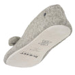 Chaussons Ballerines Femme Grand Nœud Kaki