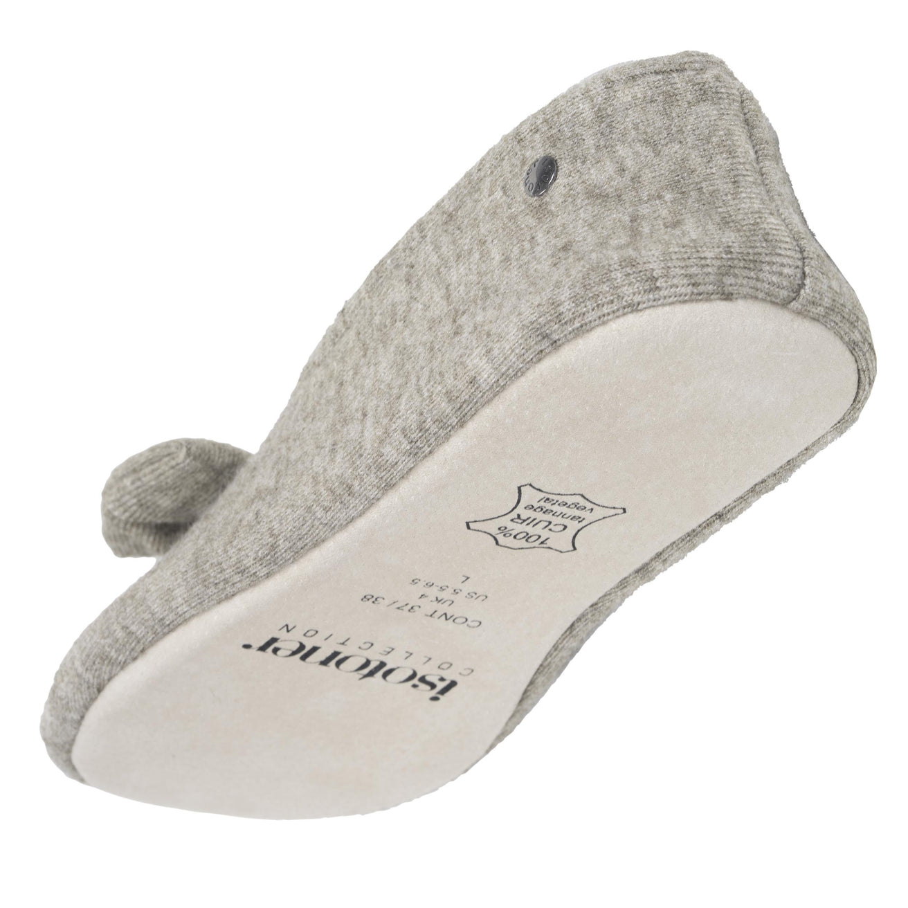 Chaussons Ballerines Femme Grand Nœud Kaki