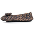 Chaussons Ballerines Femme Léopard foncé