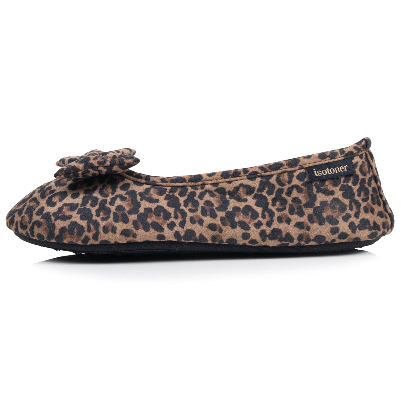 Chaussons Ballerines Femme Léopard foncé