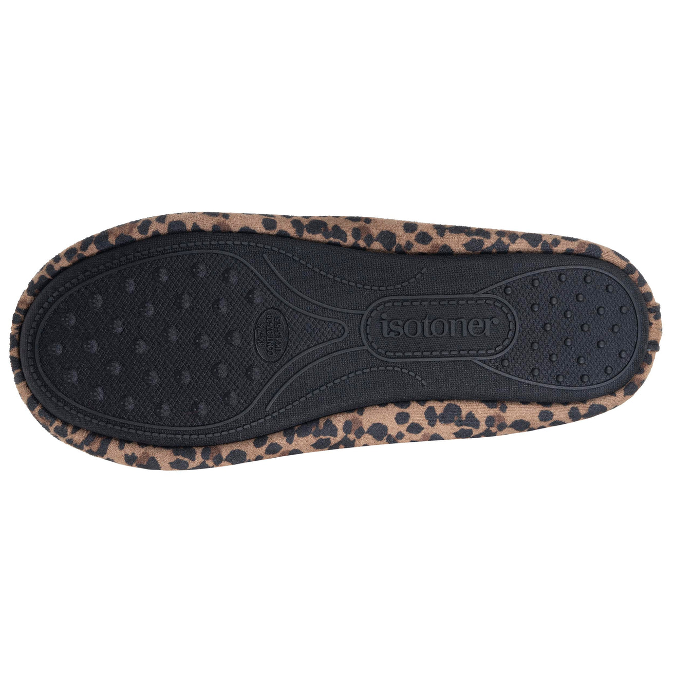 Chaussons Ballerines Femme Léopard foncé