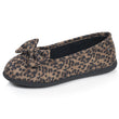 Chaussons Ballerines Femme Léopard foncé