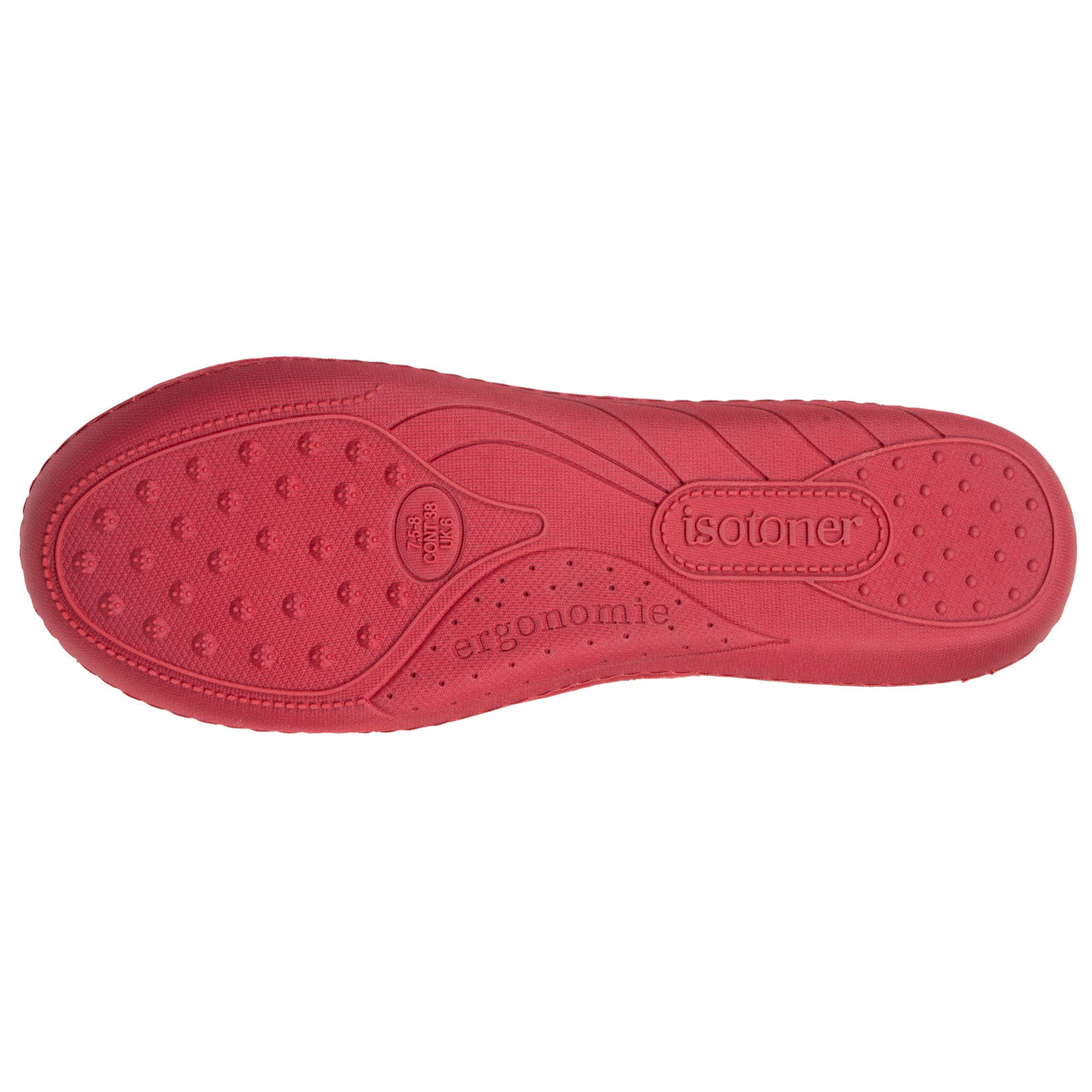 Chaussons Ballerines Femme Noeud Rouge