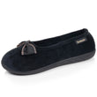 Chaussons Ballerines Femme Noir Chaîne