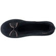 Chaussons Ballerines Femme Noir Chaîne