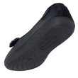 Chaussons Ballerines Femme Noir Chaîne